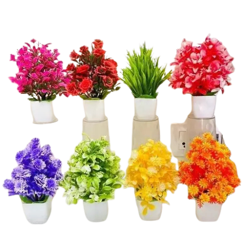 Artificial Plant For Home & Office Decoration Set of 8 