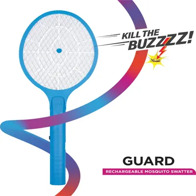 Nippo Guard Rechargeable Mosquito Bat | Fast Charging | Lithium-Ion Battery | Electric Insect Killer for Indoor Use