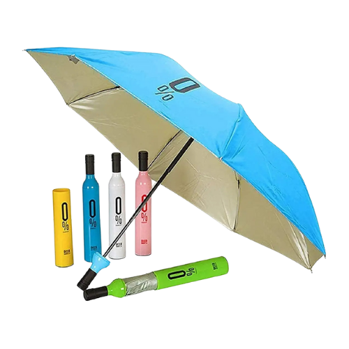 Foldable Umbrella 1qty  (Multicolor)