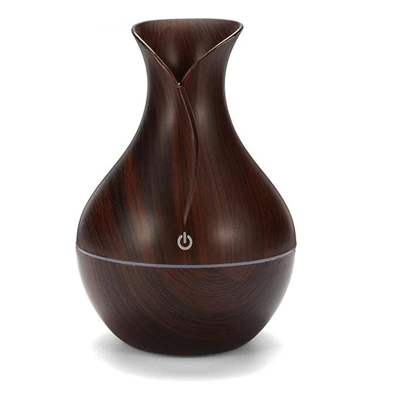 Hardwood Cool Mist, Aroma Air Humidifier for Car, Office, Babies, Home, Room Air Purifier  (Brown)