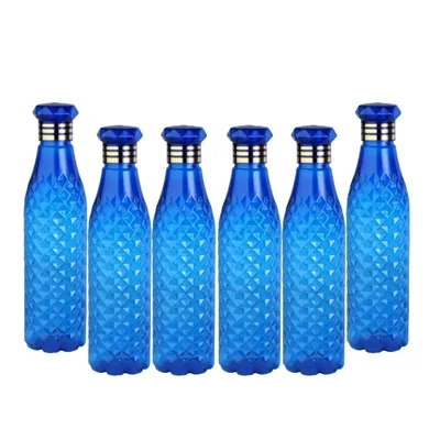 6 Crystal Clear Water Bottle