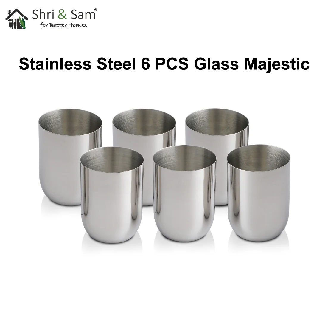 Steel Glass ( 1 Set 6Pc. )